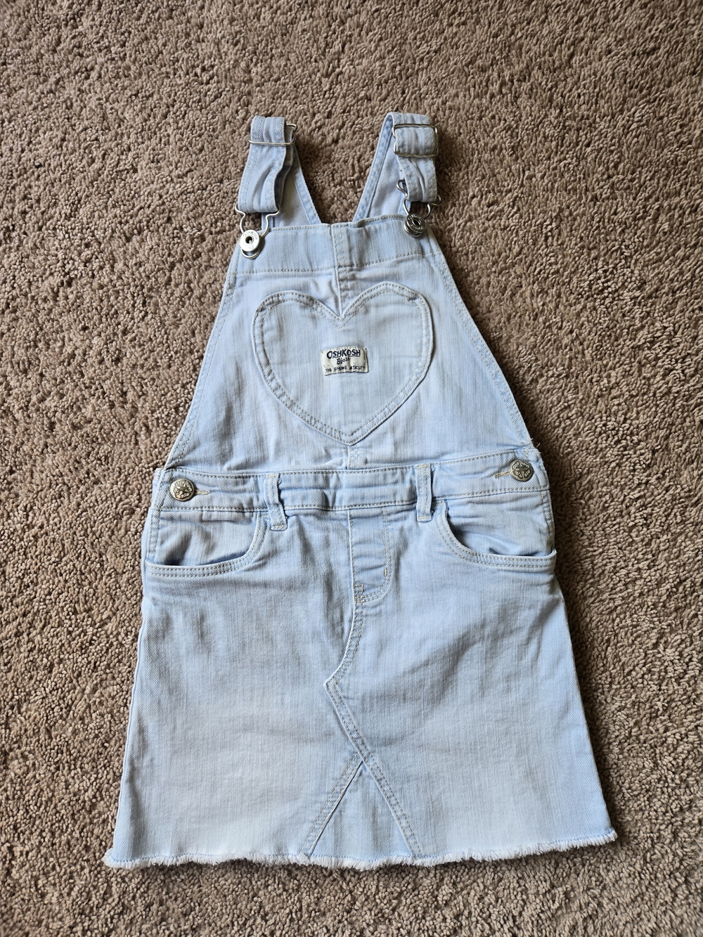 OshKosh B'gosh Light Blue Denim Overall Dress for Kids